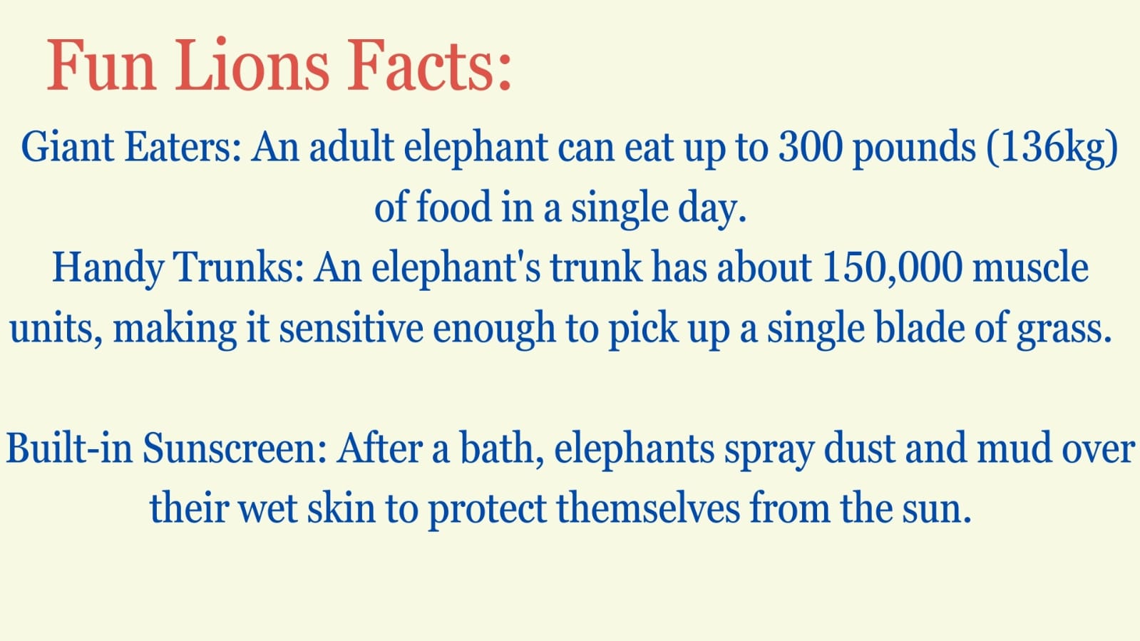Animal fun for kids